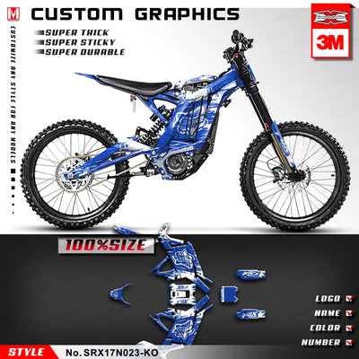 Surron Dirt Bike Graphics Custom Decal Kit for the Sur-Ron X