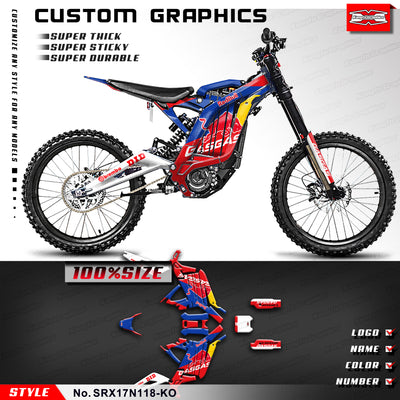 Sur-Ron X Dirt Bike Graphics Custom Decal Kit