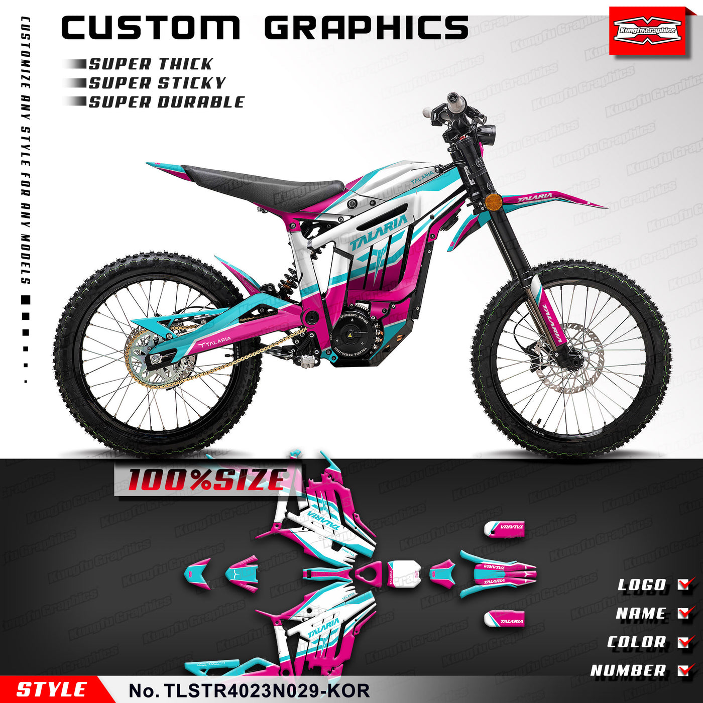 TALARIA STING MX-4 Graphics Decal Kit