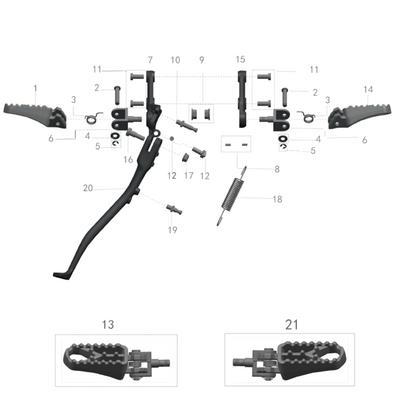 TALARIA FOOTPEG ASSEMBLY